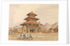 Temple of Devi, Patan, Nepal, 1850s by Dr. Henry Ambrose Oldfield