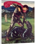 St. George and the Dragon, 1868 by Edward Coley Burne-Jones