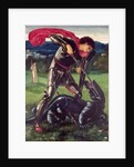 St. George and the Dragon, 1868 by Edward Coley Burne-Jones