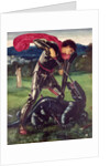 St. George and the Dragon, 1868 by Edward Coley Burne-Jones