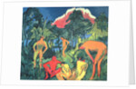 Nudes in the Sun, Moritzburg by Ernst Ludwig Kirchner
