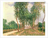 Banks of the Loing, near Moret by Alfred Sisley