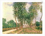 Banks of the Loing, near Moret by Alfred Sisley