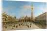 Piazza San Marco looking towards the Basilica di San Marco by Canaletto