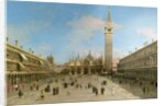 Piazza San Marco looking towards the Basilica di San Marco by Canaletto