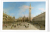 Piazza San Marco looking towards the Basilica di San Marco by Canaletto
