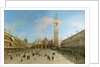 Piazza San Marco looking towards the Basilica di San Marco by Canaletto
