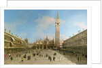 Piazza San Marco looking towards the Basilica di San Marco by Canaletto