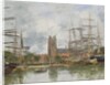 A French Port, 1884 by Eugene Louis Boudin