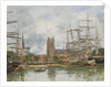 A French Port, 1884 by Eugene Louis Boudin