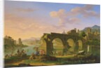 The Ponte Rotto in Rome by Jacob de Heusch