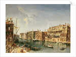 Venice, Grand Canal and the Fondaco dei Turchi by Michele Marieschi