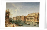 Venice, Grand Canal and the Fondaco dei Turchi by Michele Marieschi