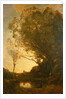 The Evening by Jean Baptiste Camille Corot