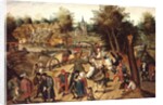 The Return from the Kermesse by Pieter the Younger Brueghel