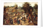 The Return from the Kermesse by Pieter the Younger Brueghel