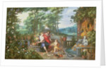 Flora and Nymphs in a Garden by Jan & Balen Hendrik van Brueghel