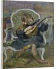 Girl Playing a Mandolin by Henri Lebasque