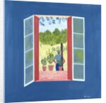 Zaid Through the Window, 1986 by Marie Hugo