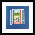 Zaid Through the Window, 1986 by Marie Hugo