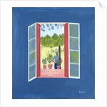 Zaid Through the Window, 1986 by Marie Hugo