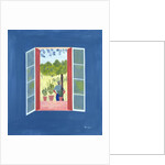 Zaid Through the Window, 1986 by Marie Hugo