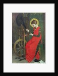 St. Elizabeth of Hungary spinning Wool for the Poor, c. 1895 by Marianne Stokes