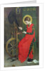 St. Elizabeth of Hungary spinning Wool for the Poor, c. 1895 by Marianne Stokes