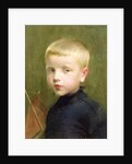 Portrait of a Boy with a Model Sailing Boat, 1893 by Marianne Stokes