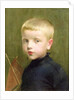 Portrait of a Boy with a Model Sailing Boat, 1893 by Marianne Stokes