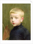 Portrait of a Boy with a Model Sailing Boat, 1893 by Marianne Stokes