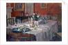 Dining Table with Silver Jug by Susan Ryder