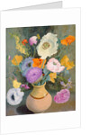 Poppies and Sweet Peas by Cedric Morris