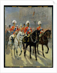 George V in Procession, 1910 by Georges Bertin Scott