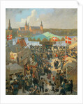 November Market at Hillerod by Hans Nikolaj Hansen