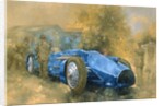 Bluebird at Brooklands by Peter Miller