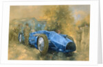 Bluebird at Brooklands by Peter Miller