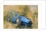 Bluebird at Brooklands by Peter Miller