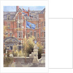 Flags outside the Prince of Wales, Southport, 1991 by Peter Miller