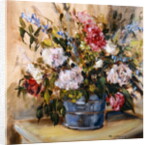 Flowers in a bucket by Miranda Legard