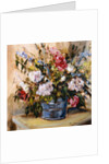 Flowers in a bucket by Miranda Legard