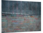 Recollections of Colours After Seven, 2009 by Charlie Millar