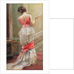 Lady with a Fan by Albert Jnr. Ludovici