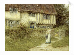 Beside the Old Church Gate Farm, Smarden, Kent by Helen Allingham