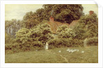 A Cottage at Farringford, Isle of Wight by Helen Allingham