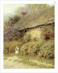 Old Cottage at Freshwater, Isle of Wight by Helen Allingham