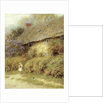 Old Cottage at Freshwater, Isle of Wight by Helen Allingham