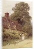 Old Post Office, Brook, near Witley, Surrey by Helen Allingham