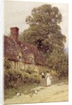 Old Post Office, Brook, near Witley, Surrey by Helen Allingham