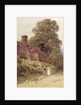 Old Post Office, Brook, near Witley, Surrey by Helen Allingham
